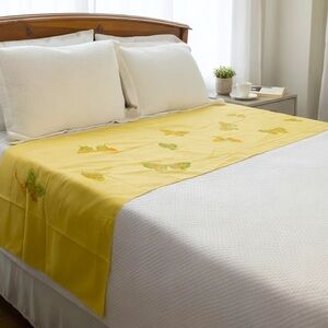 NWOT Vintage 70’s Hanae Mori “Volante” By Martex Full Flat Sheet